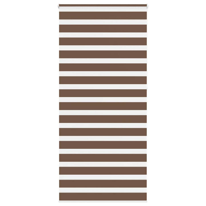 zebragardin brun 110x230 cm stofbredde 105,9 cm polyester