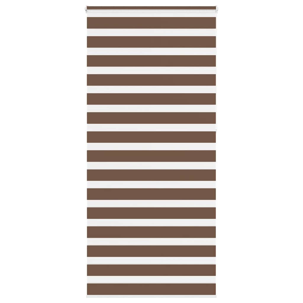 zebragardin brun 110x230 cm stofbredde 105,9 cm polyester