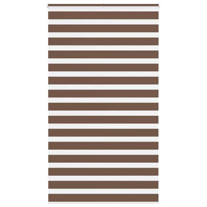 zebragardin brun 120x230 cm stofbredde 115,9 cm polyester