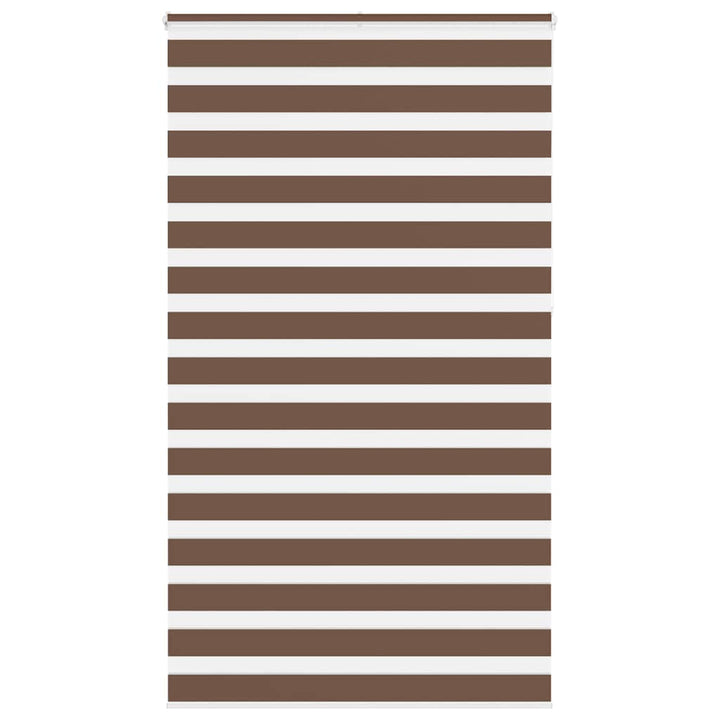 zebragardin brun 130x230 cm stofbredde 125,9 cm polyester