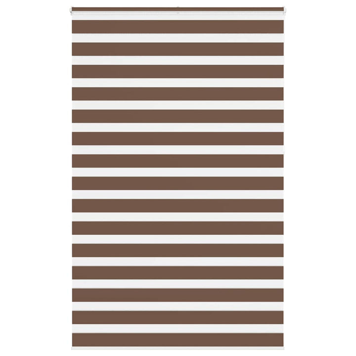 zebragardin brun 140x230 cm stofbredde 135,9 cm polyester