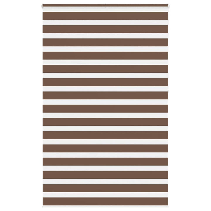 zebragardin brun 145x230 cm stofbredde 140,9 cm polyester