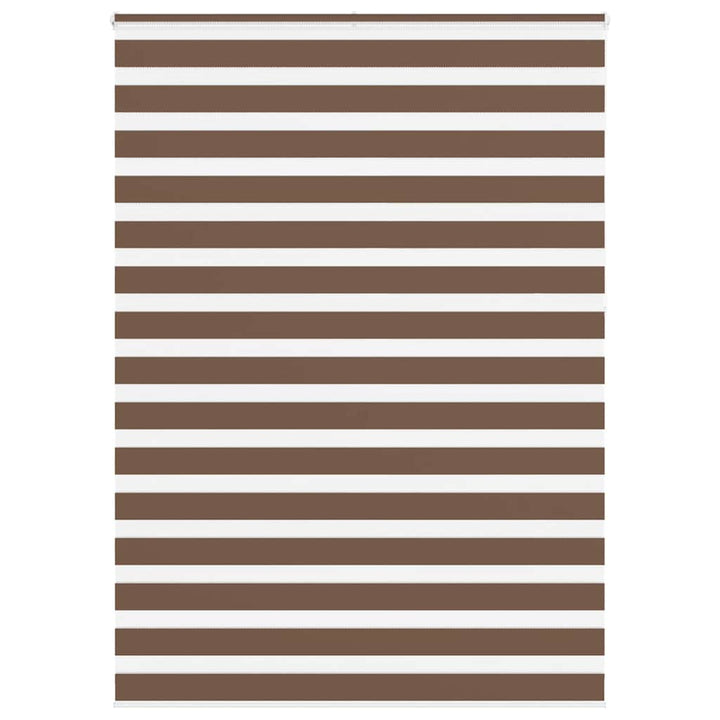 zebragardin brun 155x230 cm stofbredde 150,9 cm polyester