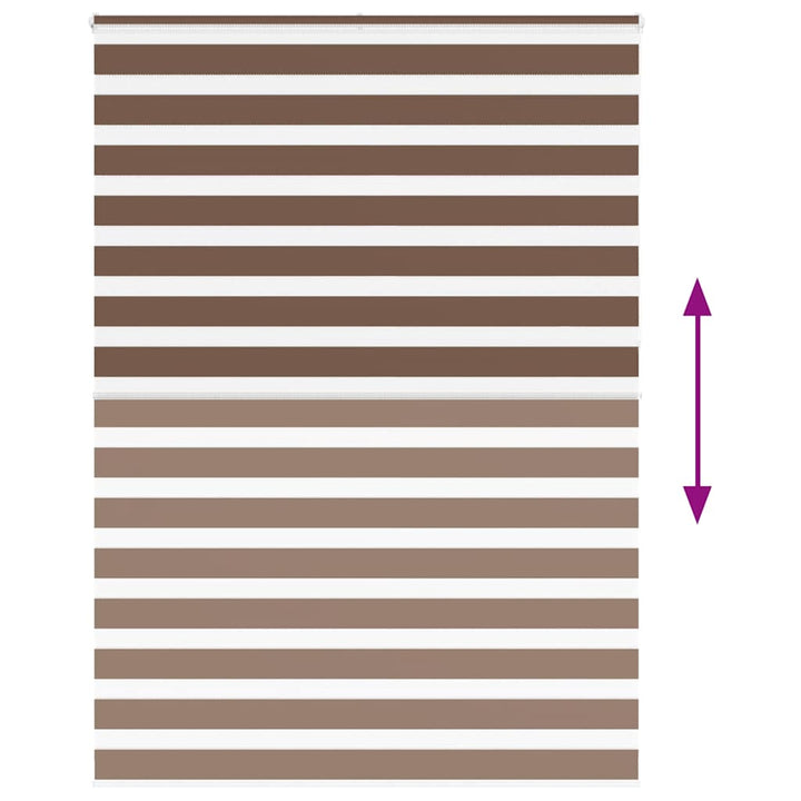 zebragardin brun 160x230 cm stofbredde 155,9 cm polyester