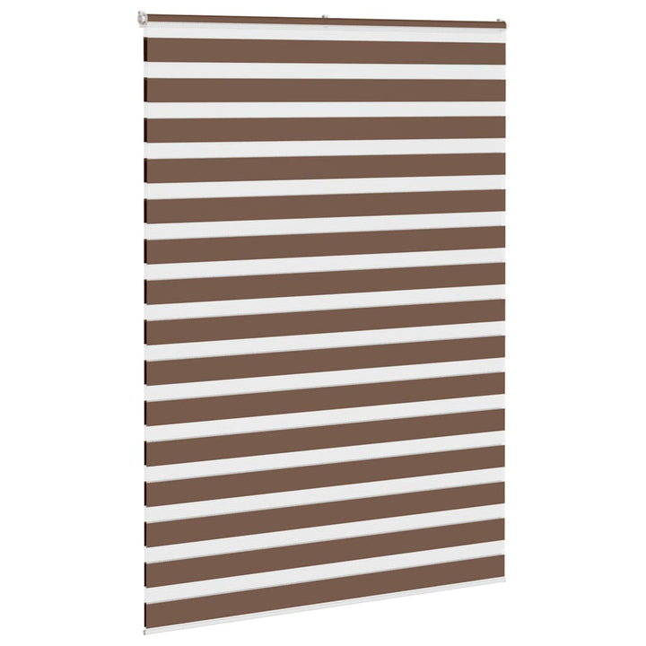 zebragardin brun 165x230 cm stofbredde 160,9 cm polyester