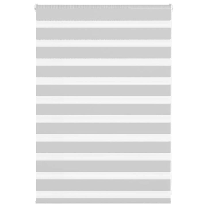 zebragardin lysegrå 100x100 cm stofbredde 95,9 cm polyester