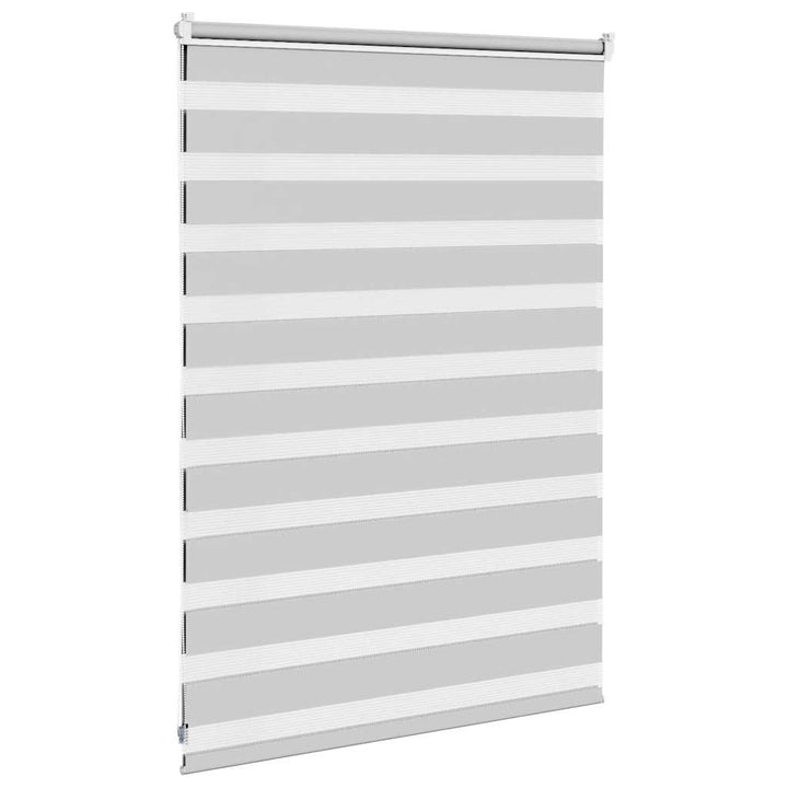 zebragardin lysegrå 110x100 cm stofbredde 105,9 cm polyester