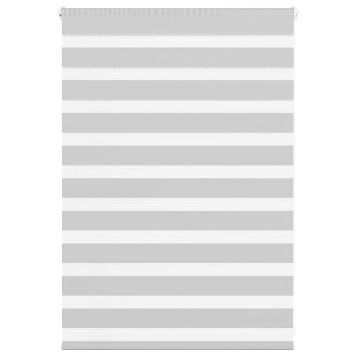 zebragardin lysegrå 115x100 cm stofbredde 110,9 cm polyester