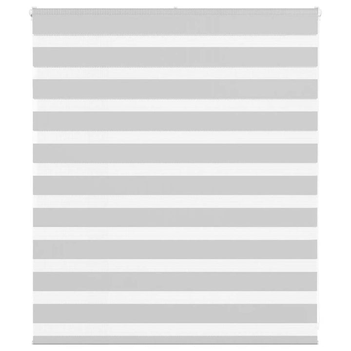 zebragardin lysegrå 130x100 cm stofbredde 125,9 cm polyester