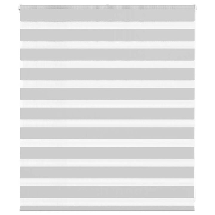 zebragardin lysegrå 135x100 cm stofbredde 130,9 cm polyester