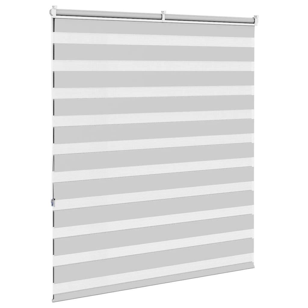 zebragardin lysegrå 130x150 cm stofbredde 125,9 cm polyester