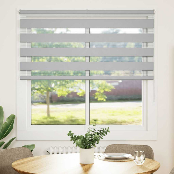 zebragardin lysegrå 150x150 cm stofbredde 145,9 cm polyester