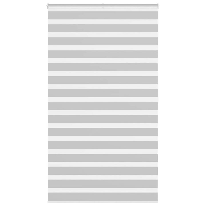 zebragardin lysegrå 130x200 cm stofbredde 125,9 cm polyester