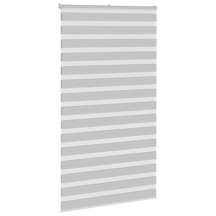 zebragardin lysegrå 130x200 cm stofbredde 125,9 cm polyester