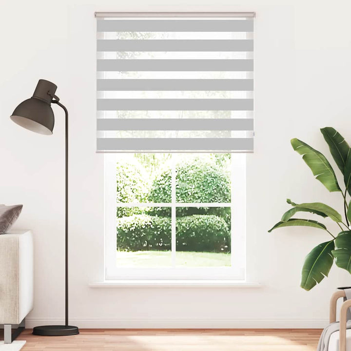zebragardin lysegrå 125x230 cm stofbredde 120,9 cm polyester
