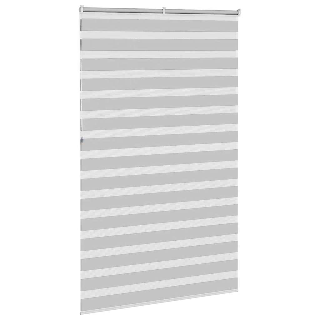 zebragardin lysegrå 145x230 cm stofbredde 140,9 cm polyester