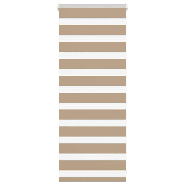 zebragardin sandbrun 55x100 cm stofbredde 50,9 cm polyester
