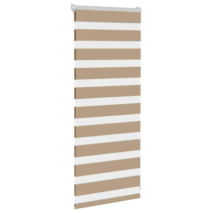 zebragardin sandbrun 55x100 cm stofbredde 50,9 cm polyester