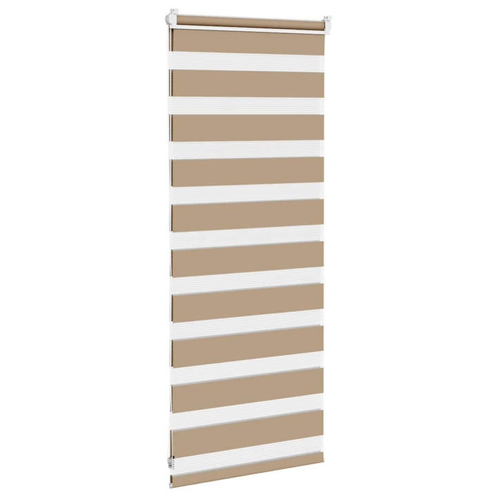 zebragardin sandbrun 55x100 cm stofbredde 50,9 cm polyester