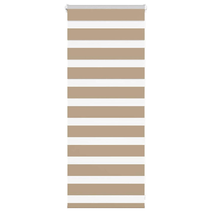 zebragardin sandbrun 60x100 cm stofbredde 55,9 cm polyester