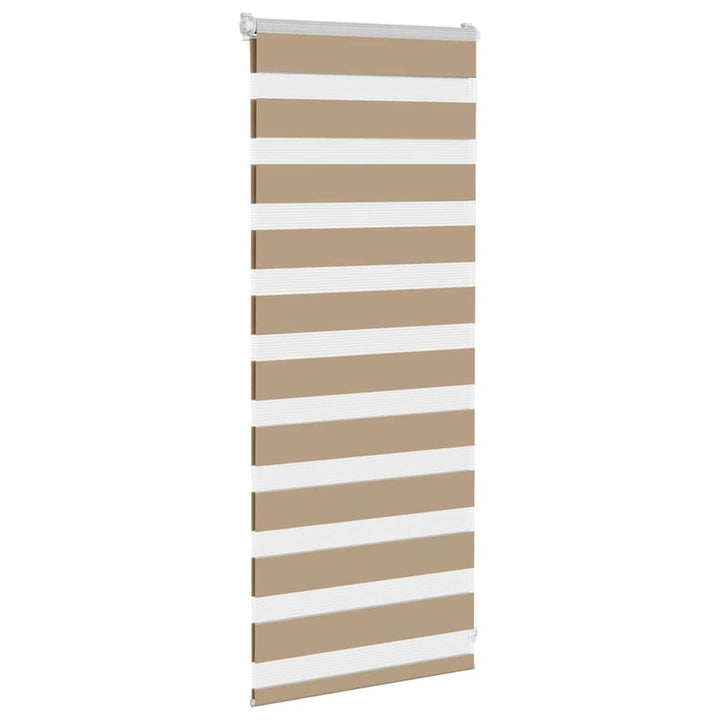 zebragardin sandbrun 60x100 cm stofbredde 55,9 cm polyester