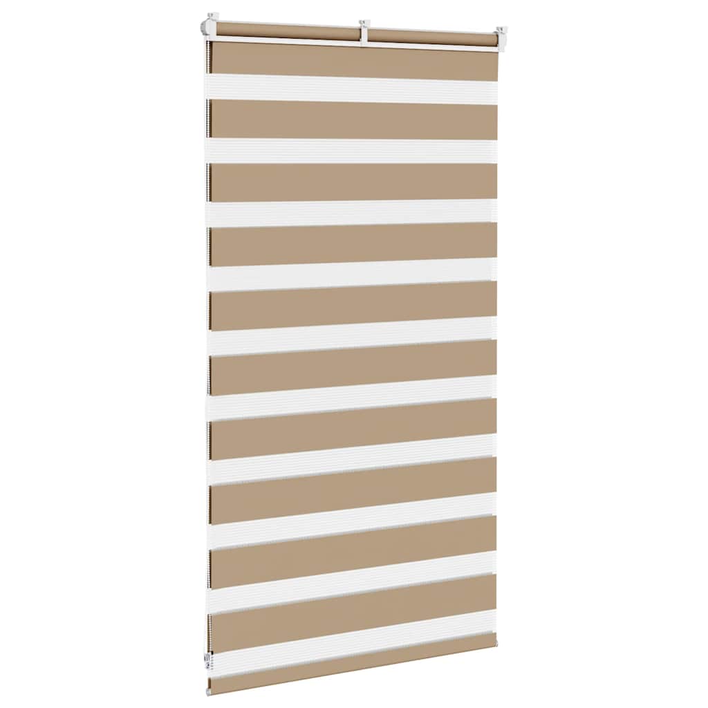 zebragardin sandbrun 75x100 cm stofbredde 70,9 cm polyester