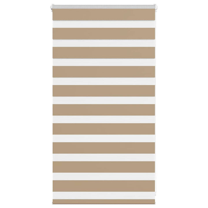 zebragardin sandbrun 90x100 cm stofbredde 85,9 cm polyester