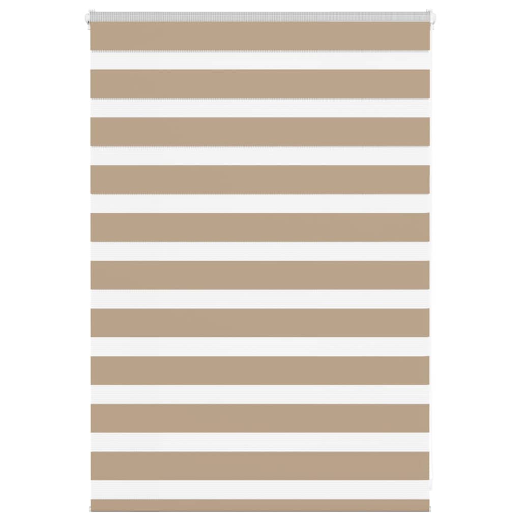 zebragardin sandbrun 100x100 cm stofbredde 95,9 cm polyester