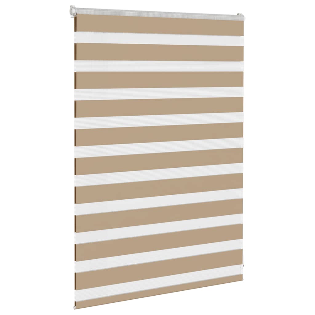 zebragardin sandbrun 100x100 cm stofbredde 95,9 cm polyester