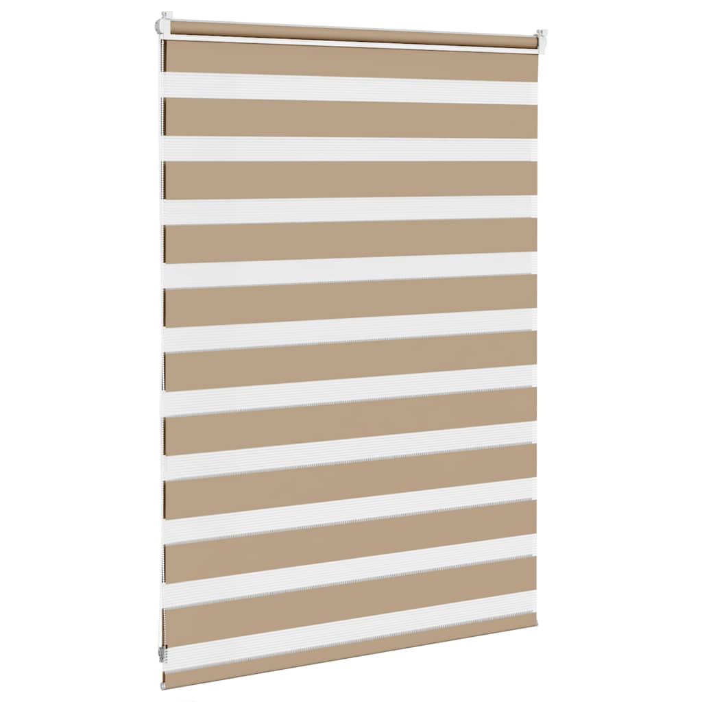 zebragardin sandbrun 100x100 cm stofbredde 95,9 cm polyester