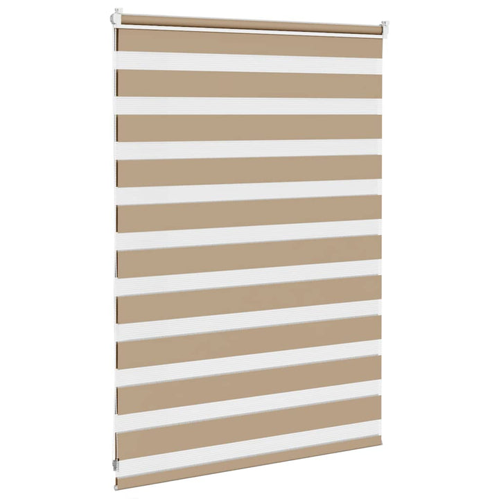 zebragardin sandbrun 100x100 cm stofbredde 95,9 cm polyester
