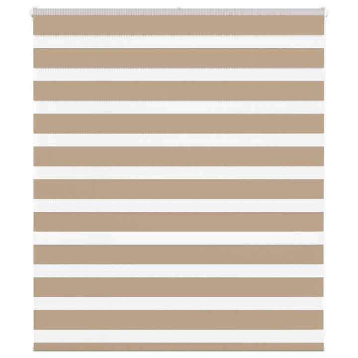 zebragardin sandbrun 135x100 cm stofbredde 130,9 cm polyester