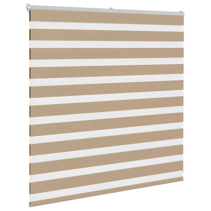 zebragardin sandbrun 150x100 cm stofbredde 145,9 cm polyester