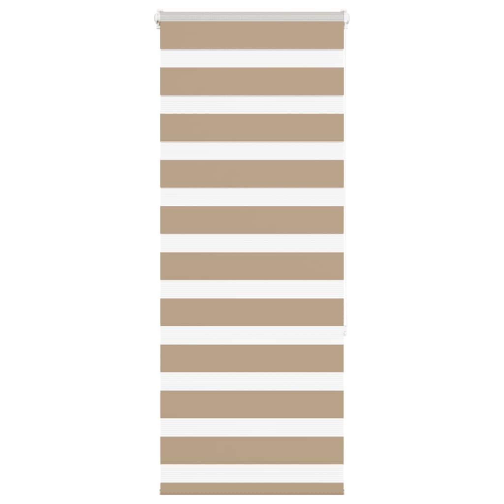 zebragardin sandbrun 65x150 cm stofbredde 60,9 cm polyester