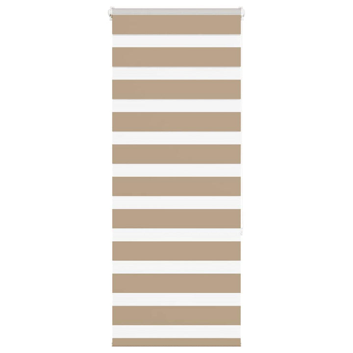 zebragardin sandbrun 65x150 cm stofbredde 60,9 cm polyester