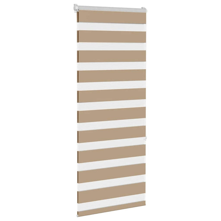 zebragardin sandbrun 65x150 cm stofbredde 60,9 cm polyester