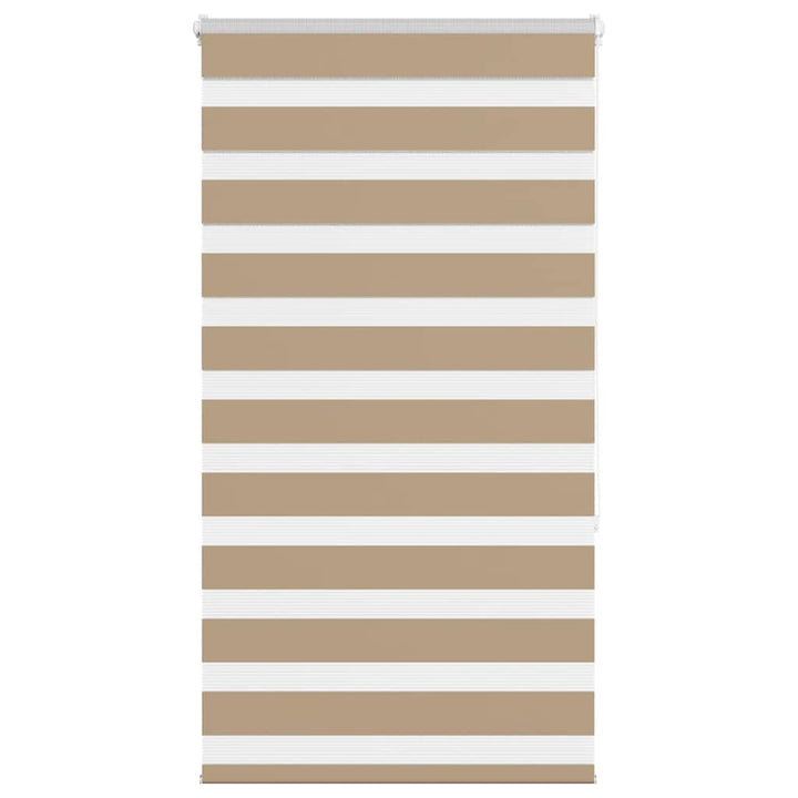 zebragardin sandbrun 75x150 cm stofbredde 70,9 cm polyester