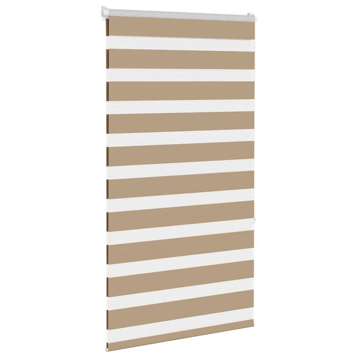 zebragardin sandbrun 75x150 cm stofbredde 70,9 cm polyester