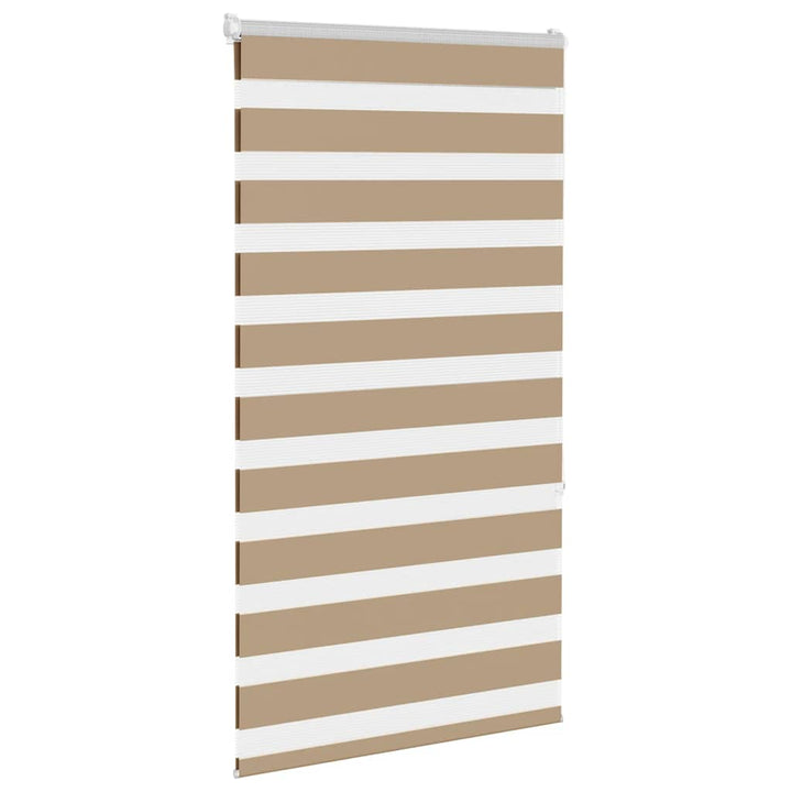 zebragardin sandbrun 80x150 cm stofbredde 75,9 cm polyester