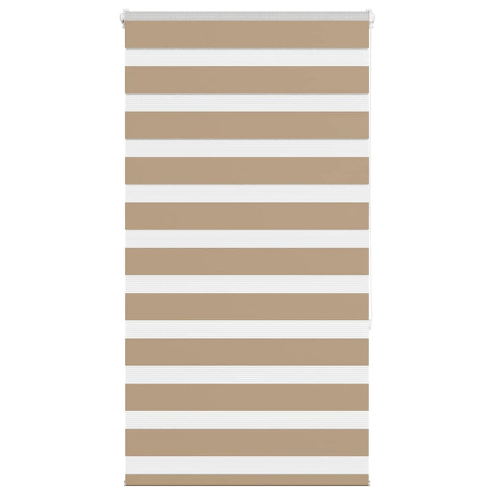 zebragardin sandbrun 90x150 cm stofbredde 85,9 cm polyester
