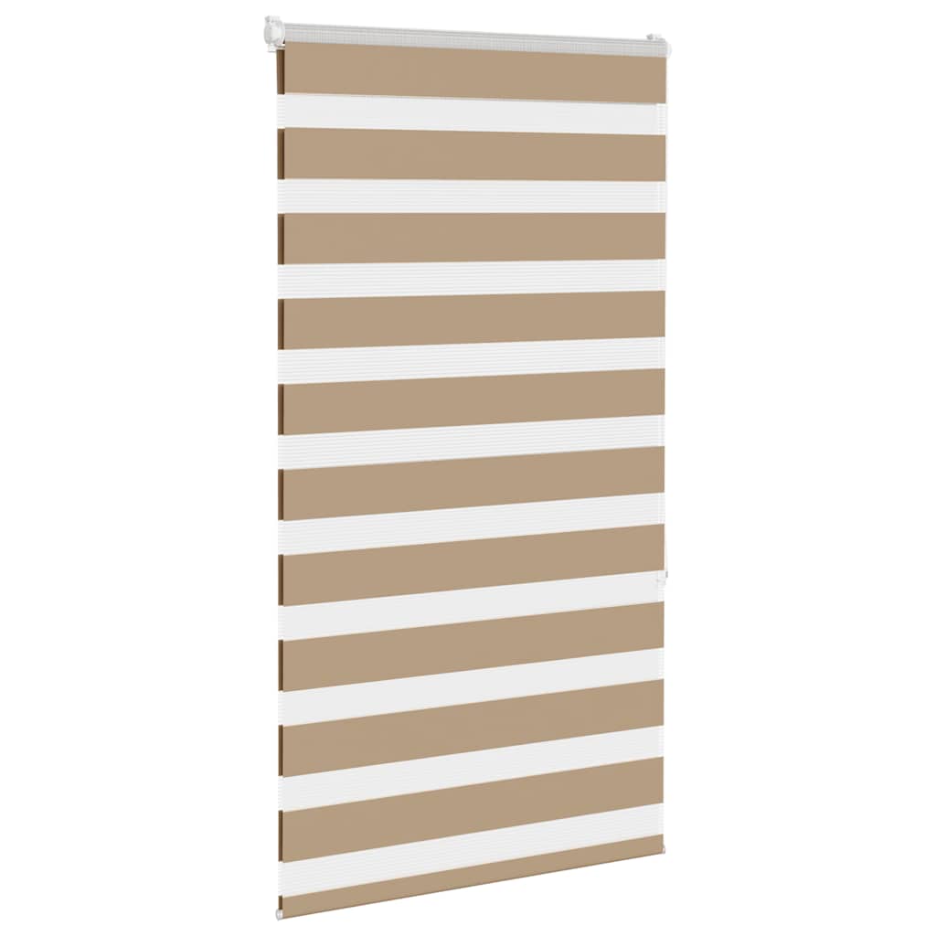 zebragardin sandbrun 90x150 cm stofbredde 85,9 cm polyester