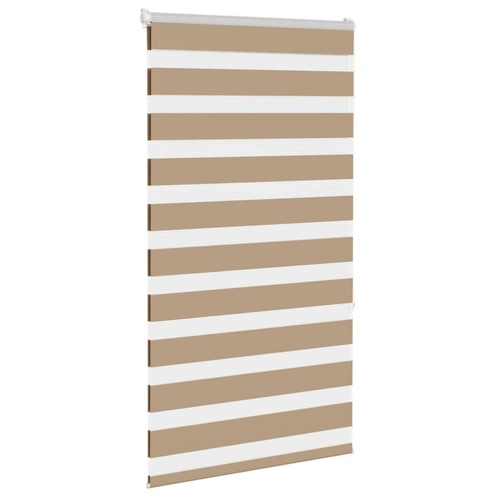 zebragardin sandbrun 90x150 cm stofbredde 85,9 cm polyester