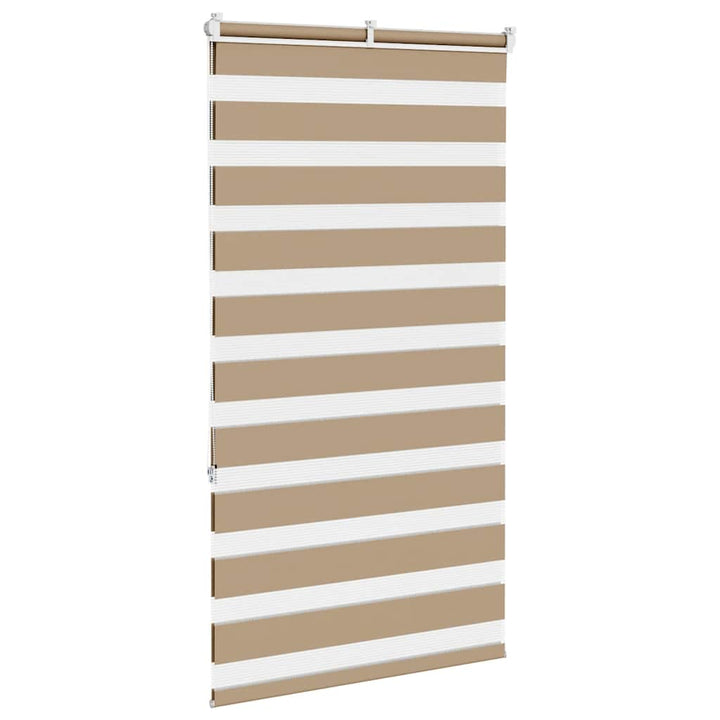 zebragardin sandbrun 90x150 cm stofbredde 85,9 cm polyester