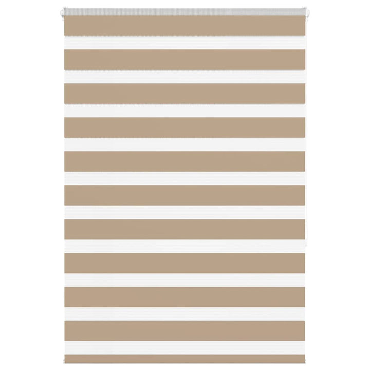 zebragardin sandbrun 95x150 cm stofbredde 90,9 cm polyester