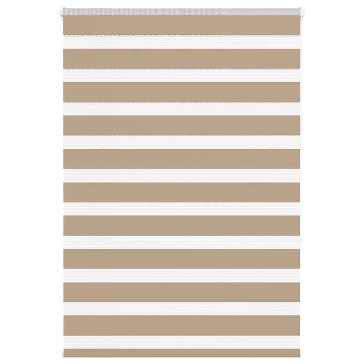 zebragardin sandbrun 110x150 cm stofbredde 105,9 cm polyester