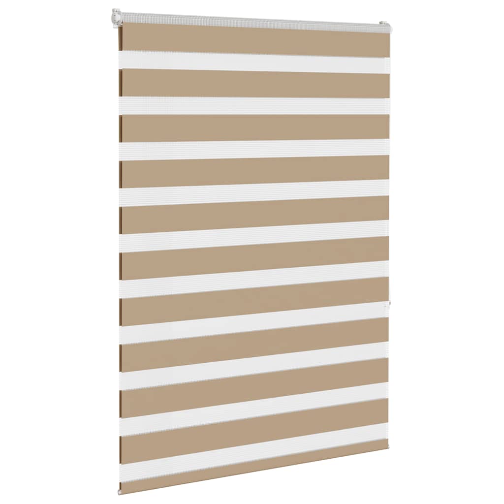 zebragardin sandbrun 110x150 cm stofbredde 105,9 cm polyester