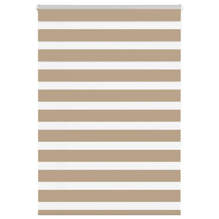 zebragardin sandbrun 115x150 cm stofbredde 110,9 cm polyester