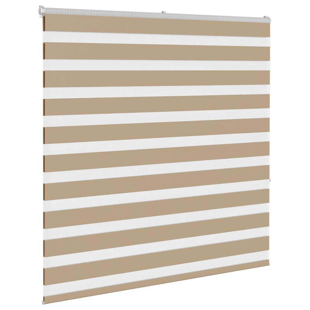 zebragardin sandbrun 140x150 cm stofbredde 135,9 cm polyester