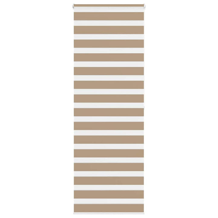 zebragardin sandbrun 75x200 cm stofbredde 70,9 cm polyester