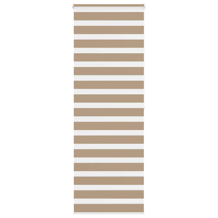 zebragardin sandbrun 80x200 cm stofbredde 75,9 cm polyester